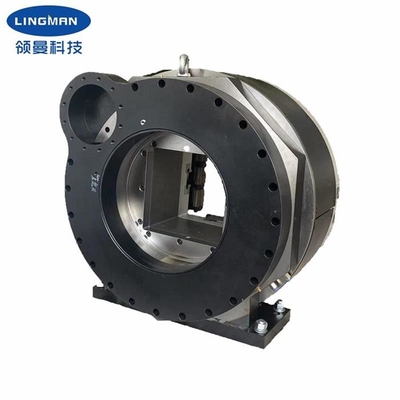 Lingman quattro mascella rotante Chuck automatico pneumatico laser Chuck per tubo metallico