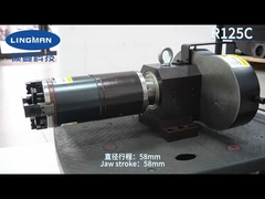 Regolabile 125mm altezza centrale laser Chuck con 34mm Stroke Claw e 0-90mm Clamping Range