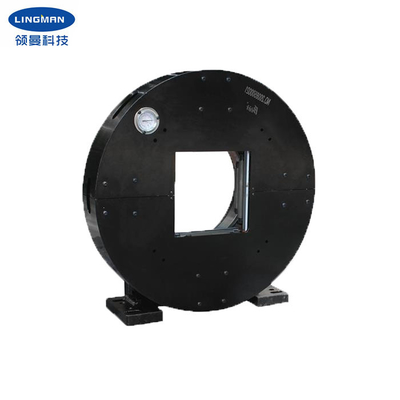 Alta efficienza 4 mascella buco quadrato semplice Pneumatico doppia azione Chuck