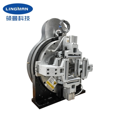 Mandrino pneumatico a 4 griffe frontali F130CF Full Stroke Hollow Enclosed High Speed per taglio laser a fibra, pressione 0.2-0.9 MPa