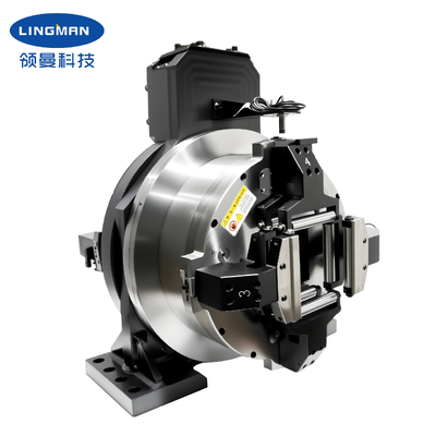 LINGMAN Full-Stroke Double-Acting Pneumatic Chuck   High Precision Synchronous Clamping per tubi fino a 130 mm