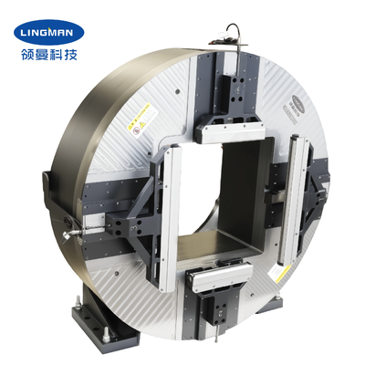 Mandrino anteriore rotante laser cavo di grandi dimensioni da 640 mm con forza di serraggio di 25 KN per taglio laser industriale