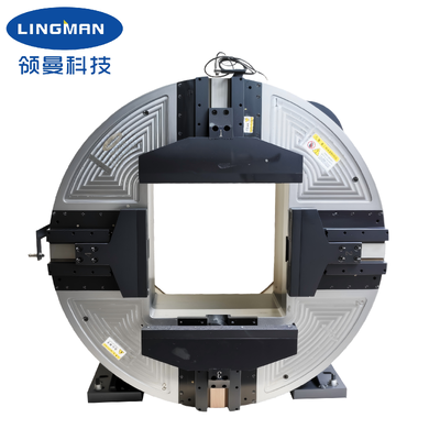 LINGMAN stile mascella 4 Mascella Torno Chuck Montaggio anteriore Autocentrante Torno Chuck Full-travel Main Chuck Quadrato Tipo di buco